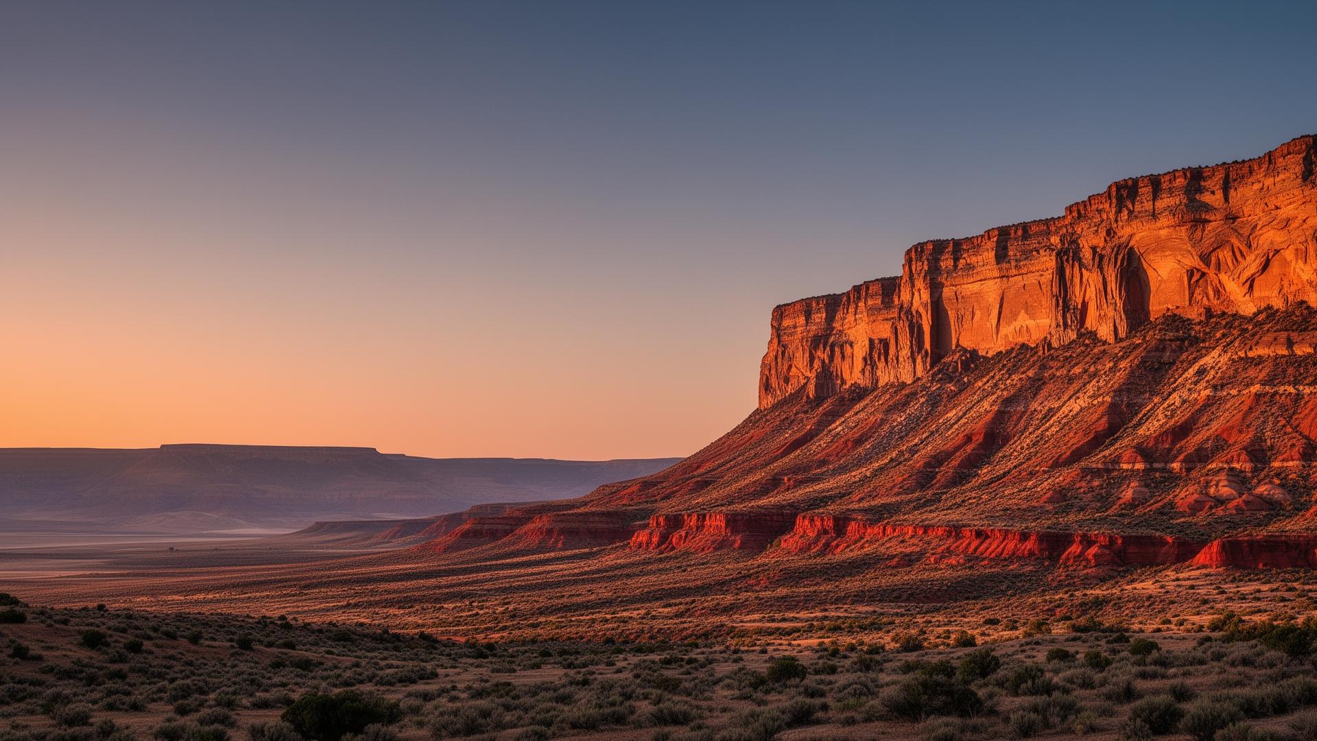 Western Colorado landscape at golden hour